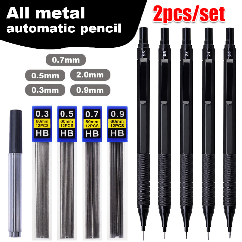 Mechanical Pencil 0.3 - Black Low Center of Gravity Metal