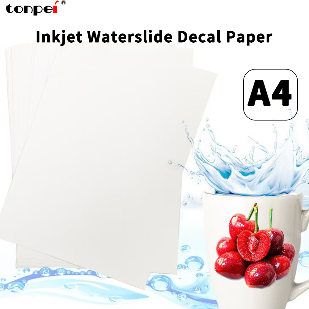 Ink Blotter Paper - 10/20Sheets A4 Inkjet Waterslide Decal Transfer