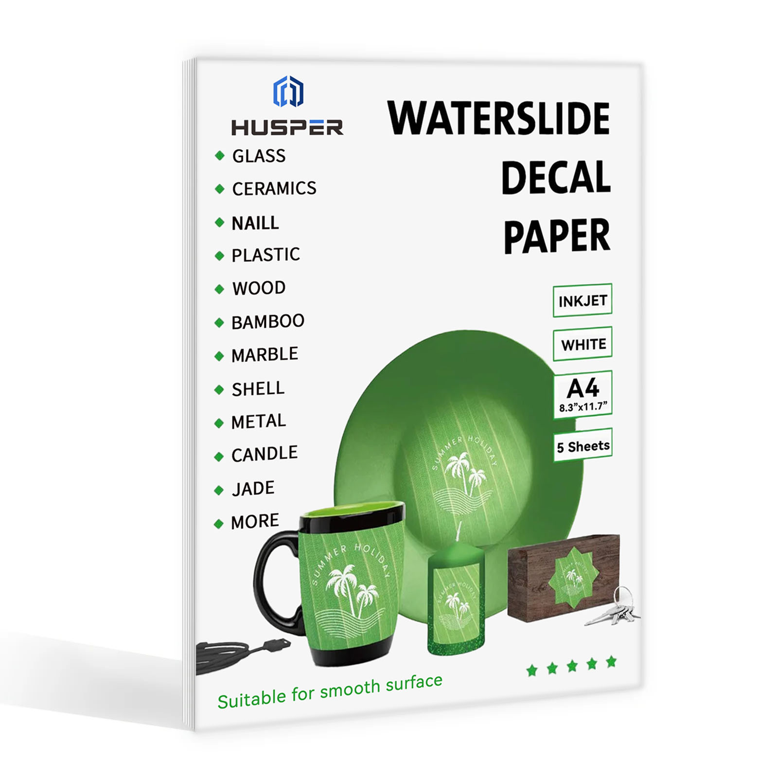 5 Sheets A4 Size Water Slide D - огляд і ціна Ink Blotter Paper