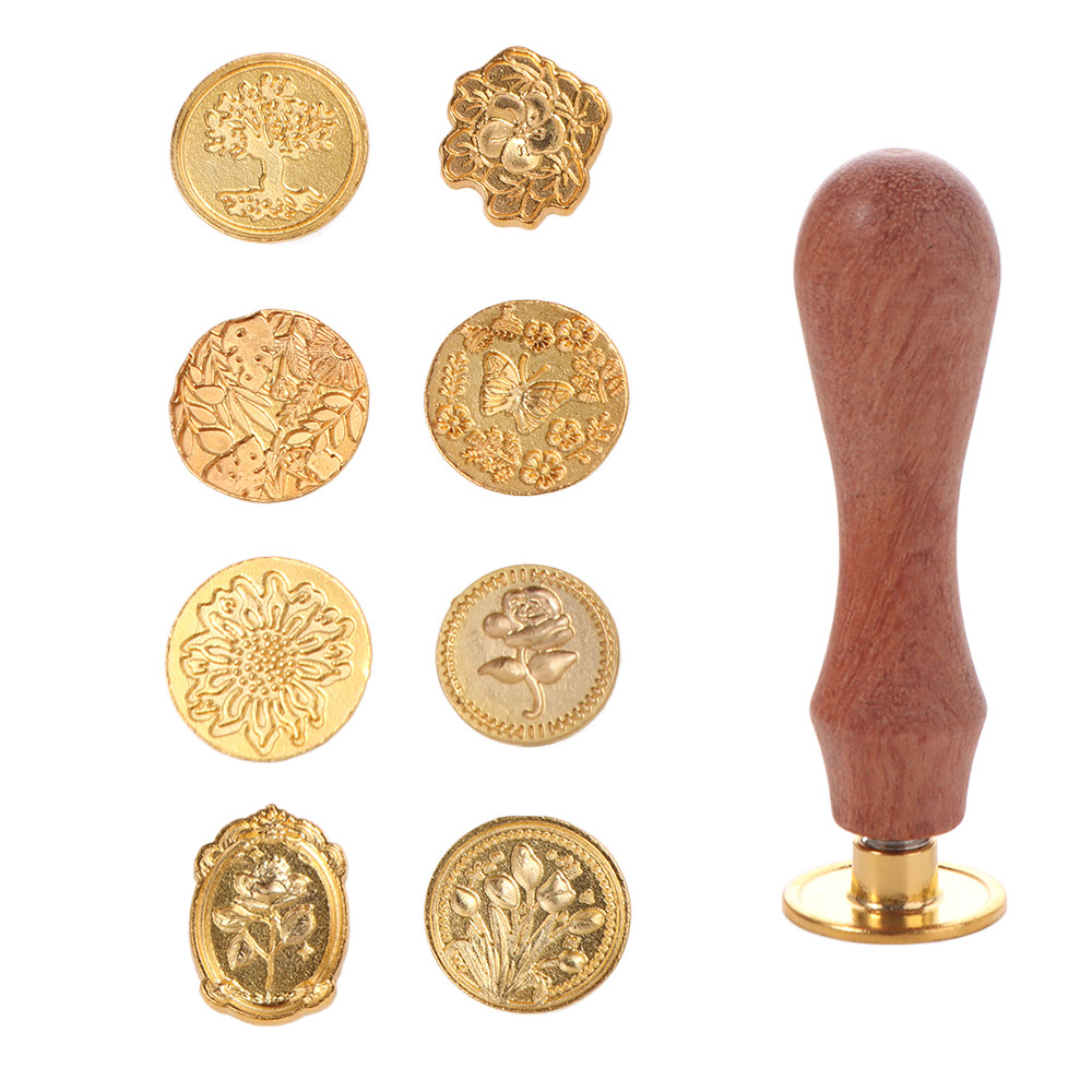8/10/12Pcs Retro Lacquer Seal  - огляд і ціна Wax Seal Stamp Set