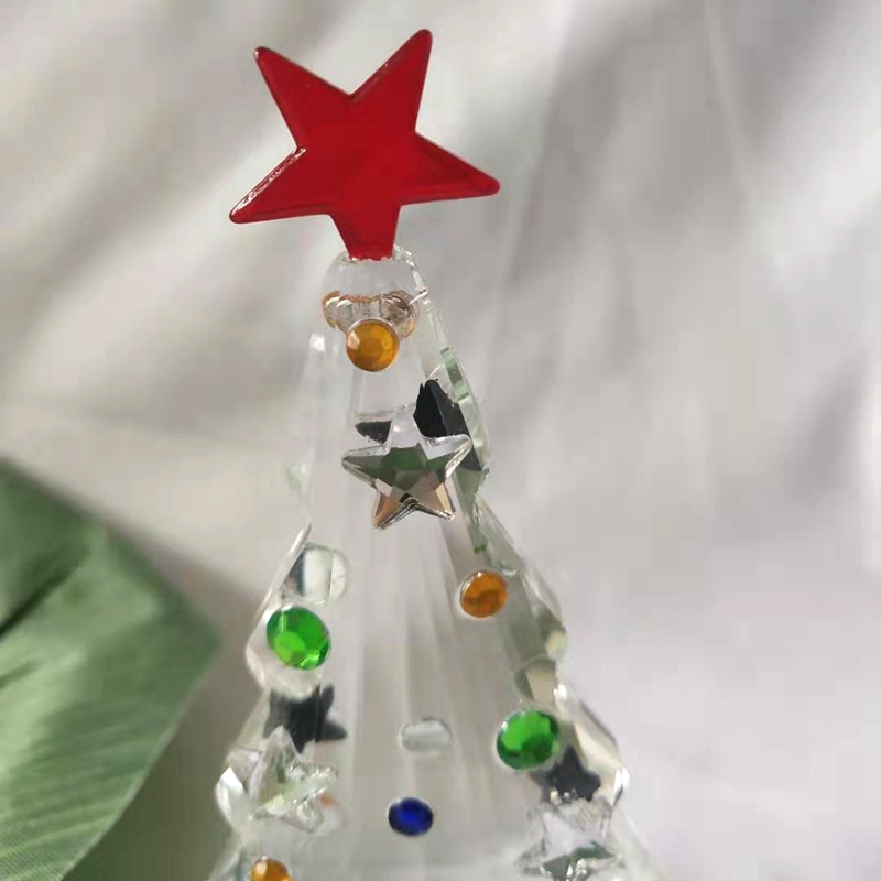 Crystal Christmas Tree Figurin - огляд і ціна Paper Weight Crystal