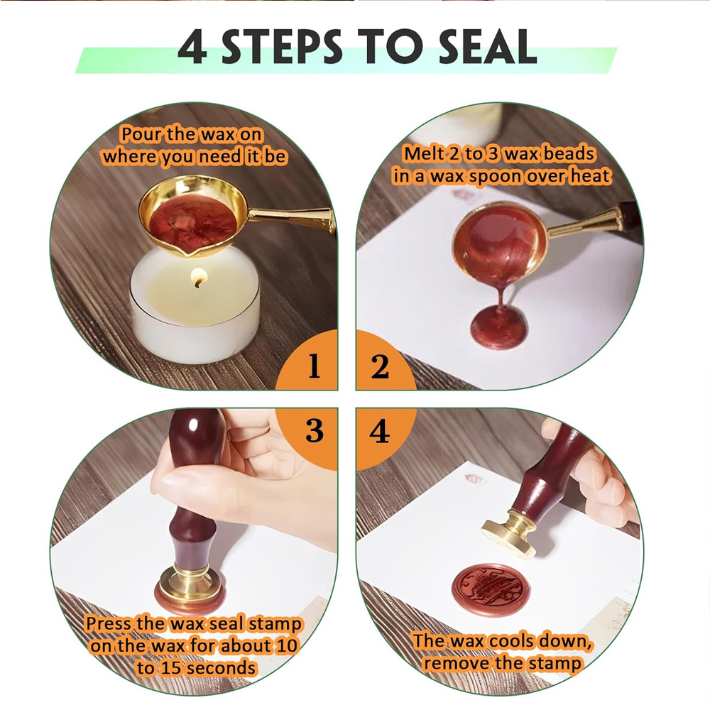 20pcs/set Wax Seal Stamp Set w - огляд і ціна Wax Seal Stamp Set