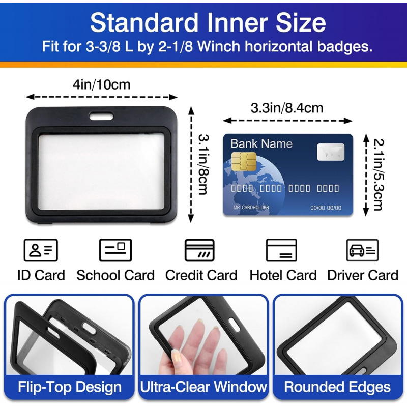 3-Pack Horizontal Hard Plastic - огляд і ціна Index Card Holder