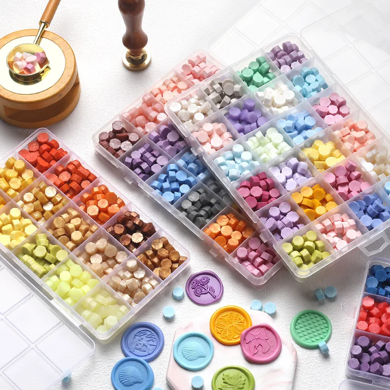 Retro Sealing Wax Beads Set 10 - огляд і ціна Wax Seal Stamp Set