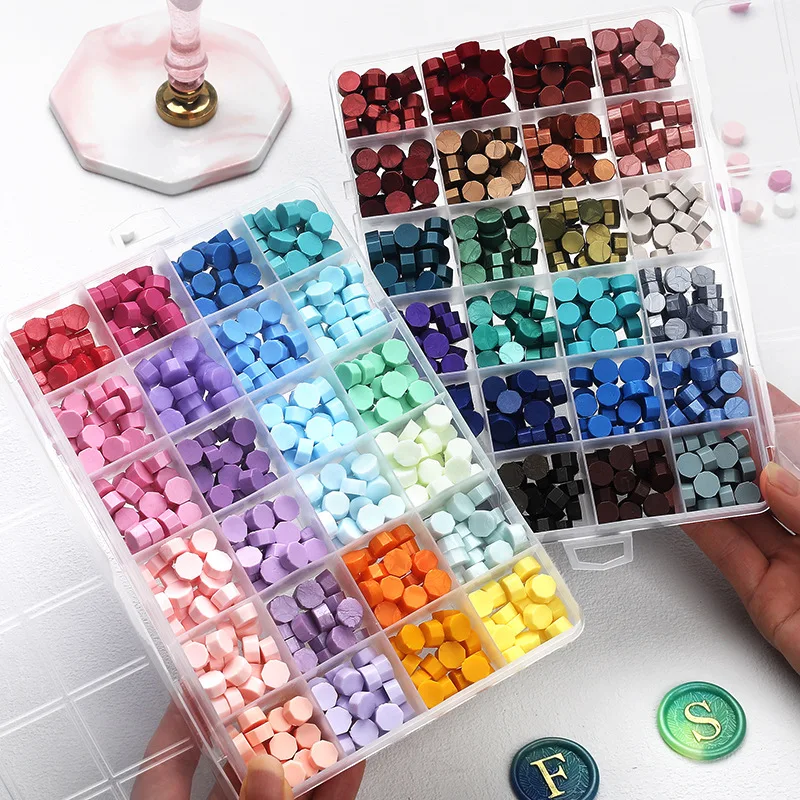 Retro Sealing Wax Beads Set 10 - огляд і ціна Wax Seal Stamp Set